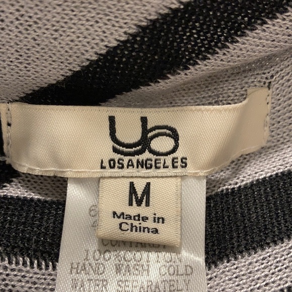 Ya Los Angeles Geometric Hi-low Open Vest/Cardigan - Picture 2 of 8